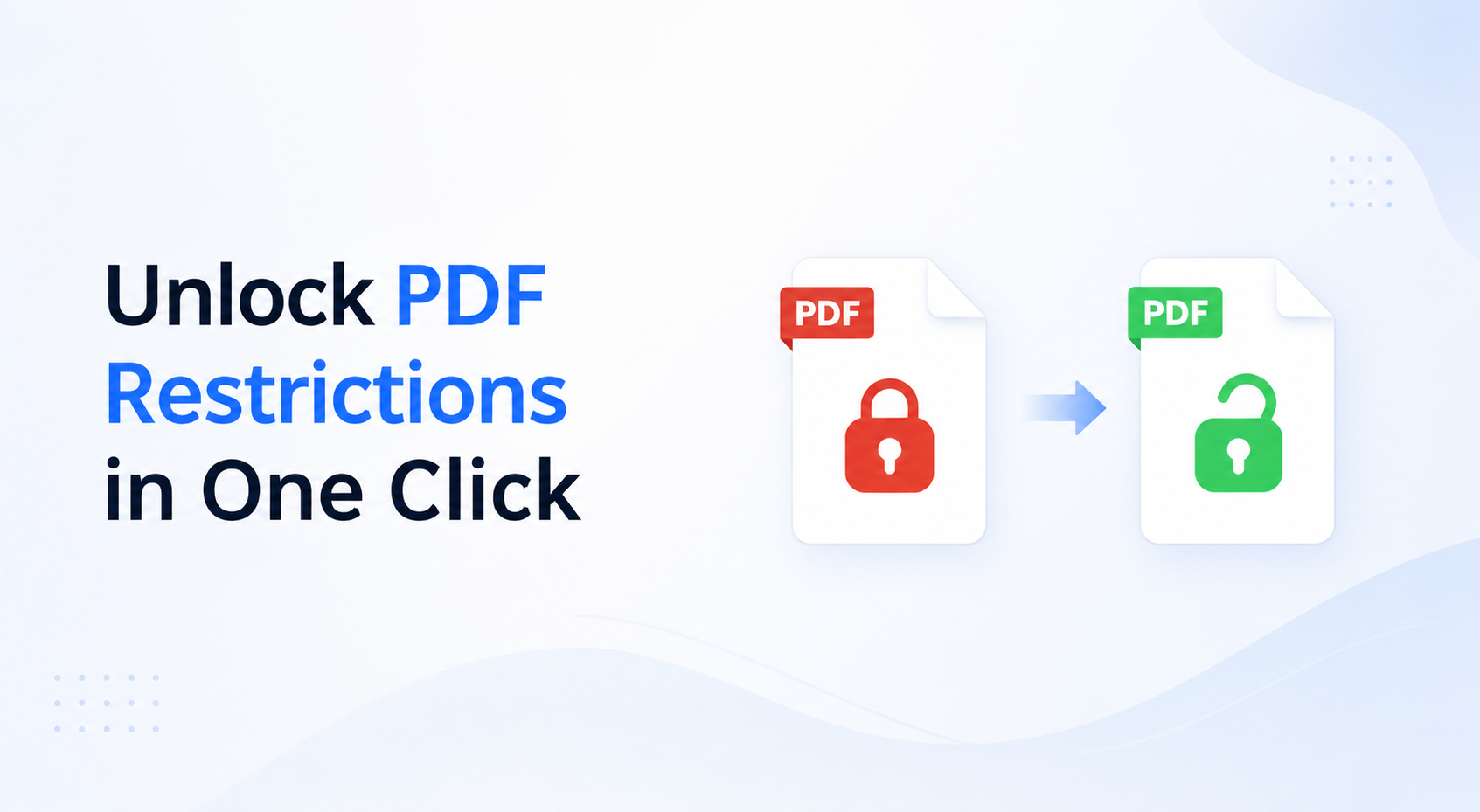 Remove PDF Password Protection on PC