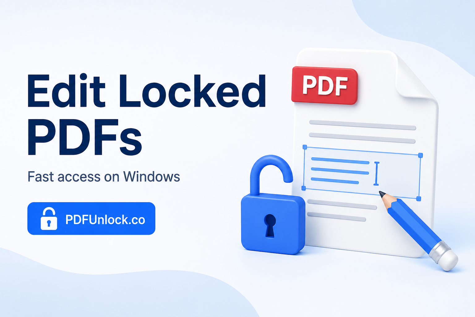 Remove PDF Locks Permanently